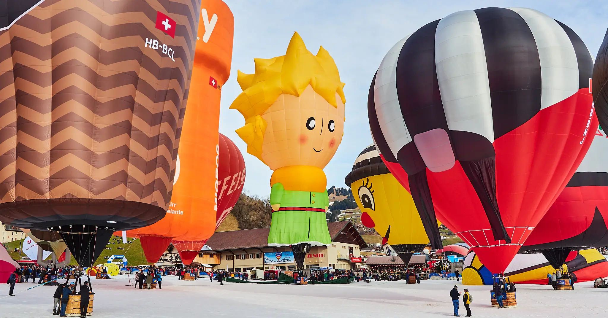 Eventfotografie Bern – 45. Internationales Ballonfestival, Château-d'Oex